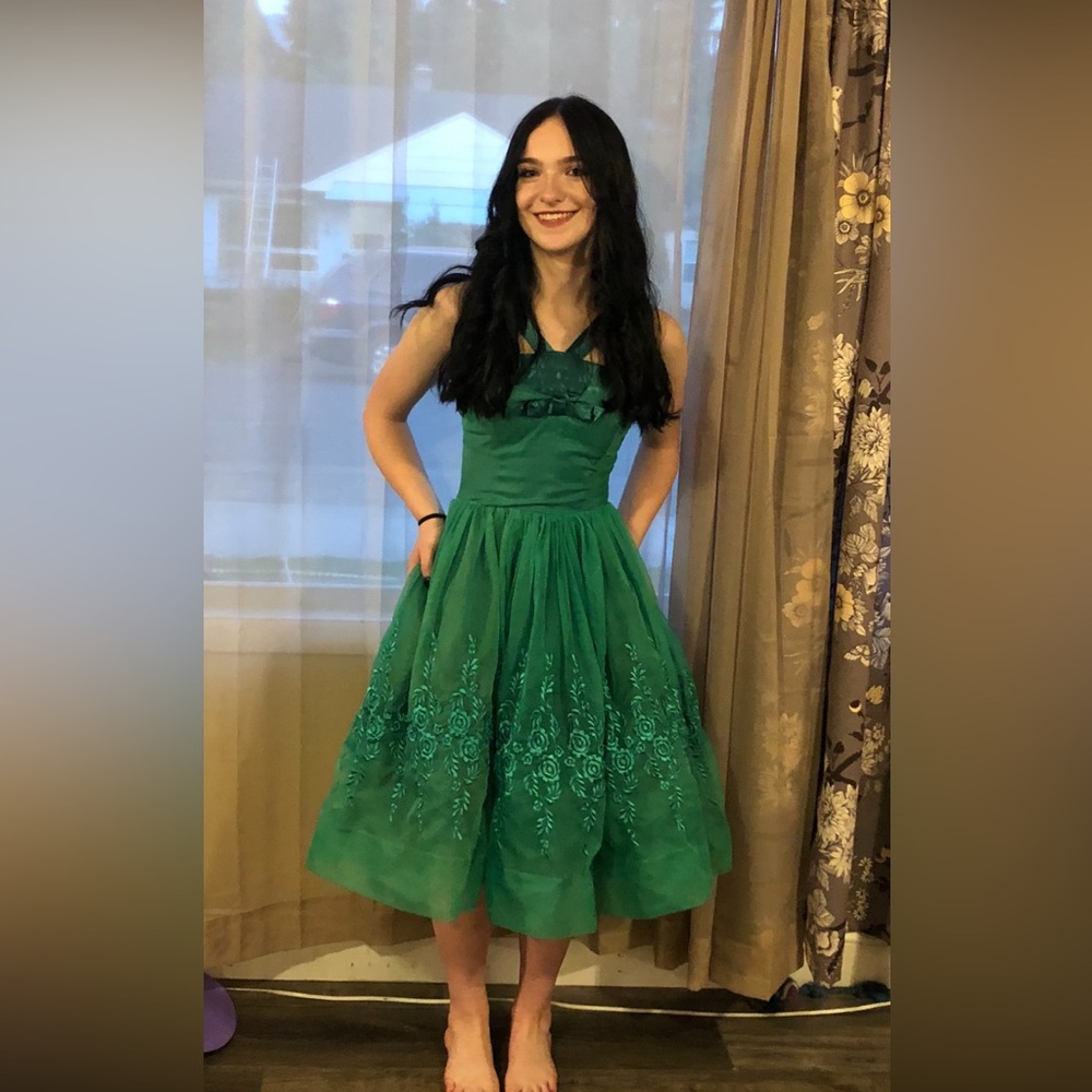 1950’s vintage party dress (handmade)